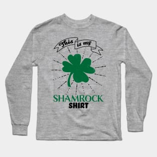 St. Patricks Shamrock Shirt Long Sleeve T-Shirt